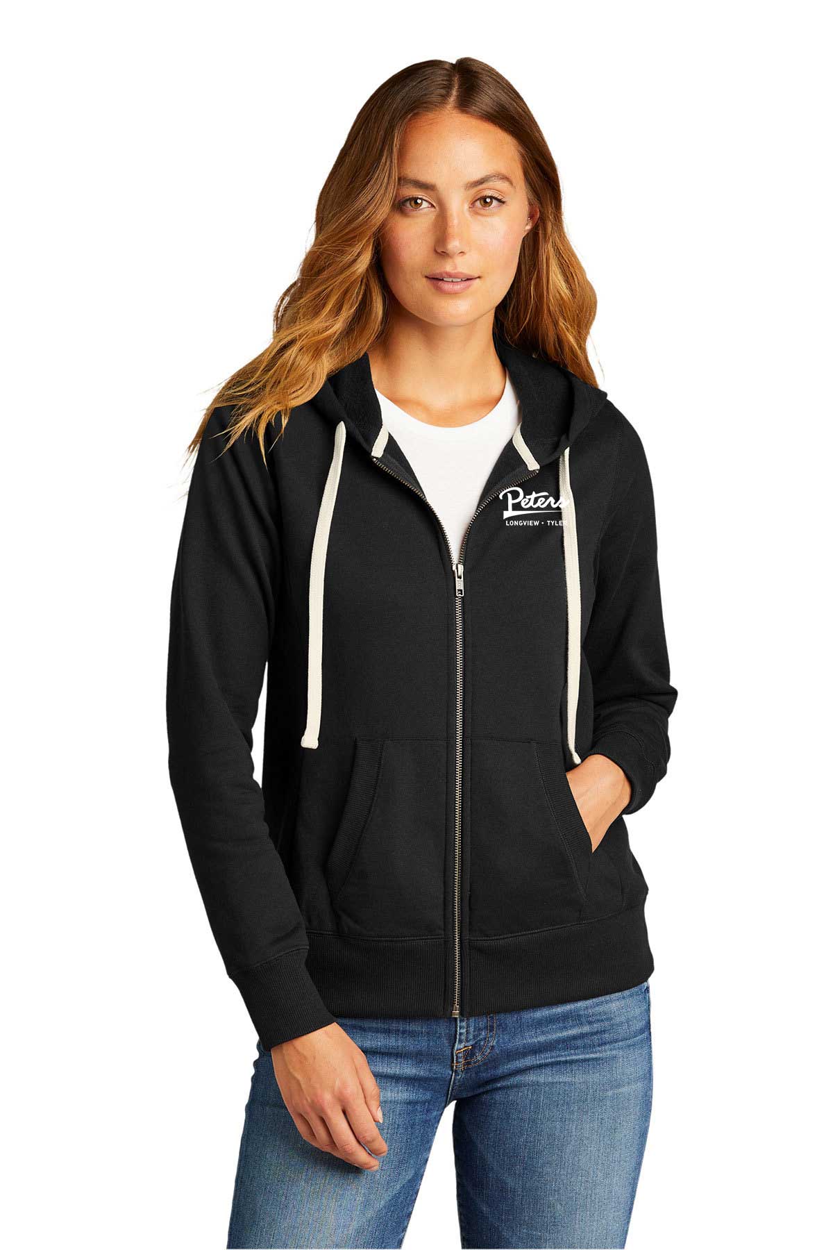 District Women's Re-Fleece Full-Zip Hoodie - Peters Gear