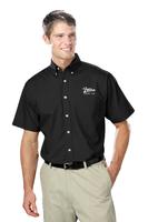 Men's Short Sleeve Superblend? Shirt with Bone Buttons